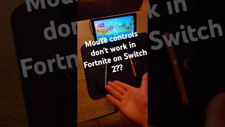 Switch 2 mouse controls not working in Fortnite #switch2 #fortnite