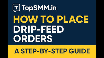How to Place Drip-Feed Orders on TopSMM.in - A Step-by-Step Guide
