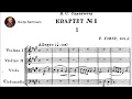 Reinhold Glière - String Quartet No. 1, Op. 2 (1899)