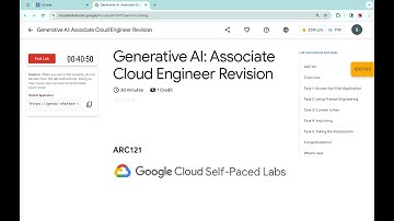 Generative AI: Associate Cloud Engineer Revision || #qwiklabs || #ARC121 ||  [With Explanation🗣️]