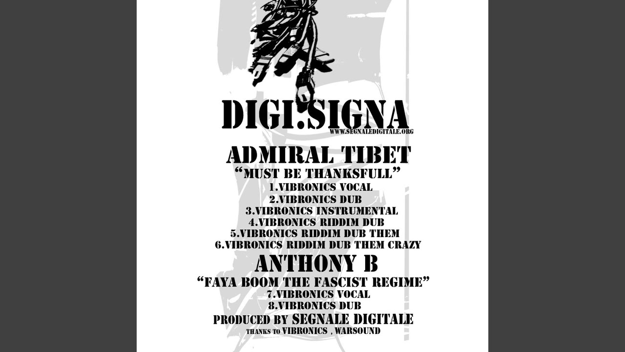 Faya Boom Fascist Regimes (Vibronics Vocal)