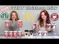 Trying EVERY Holiday Drink off the Christmas Menu 2021 *Taste Test | Ruby and Raylee