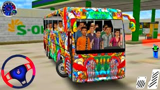 Offroad Bus Simulator! 3D Real City Coach Bus Driving Game New Bus; Driver Android Gameplay screenshot 5