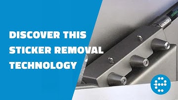 Sticker Removal for Crate Washing System