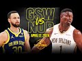 Golden state warriors vs new orleans pelicans full game highlights  april 12 2024  freedawkins