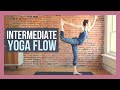 30 min Full Body Yoga - Intermediate Vinyasa Yoga Minimal Cues