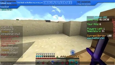 Badlion | UHC Highlights #1 - First win (Statless)