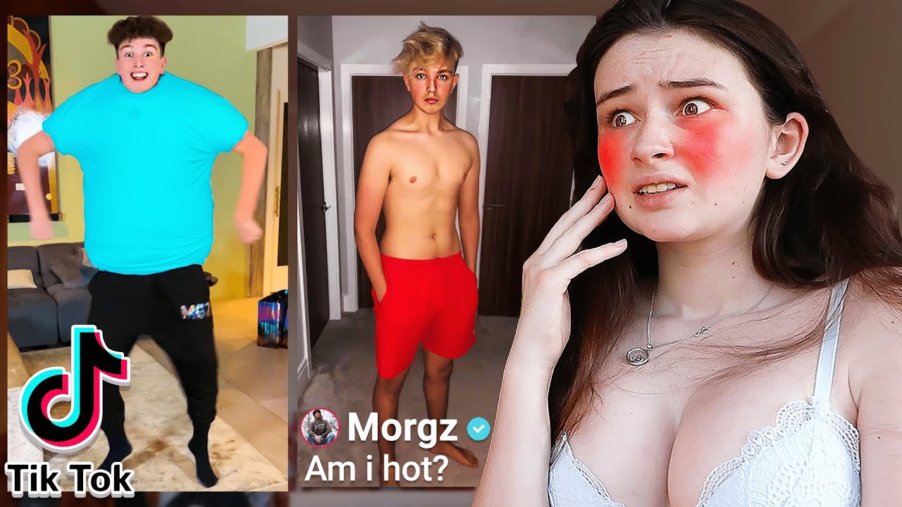 Reacting To My Boyfriend Morgz TikTok... *CRINGE* - YouTube
