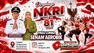 🔴LONG LIVE THE 81ST ANNIVERSARY OF INDONESIA - AEROBIC GYMNASTICS COMPETITION FINALS - BANYUASIH ...