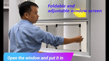 How to Build a Foldable and Adjustable Window Screen