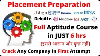 Famous full aptitude course in one video | aptitude for placement preparation Profile