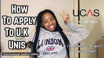 How to Apply to UK 🇬🇧 Universities  | UCAS | Step by Step | International Student Edition