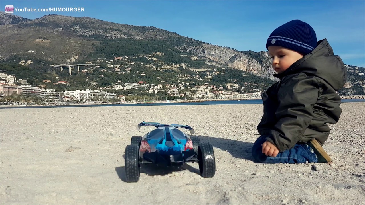 Hot Wheels Buggy Gator RC On The Beach 