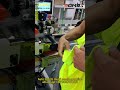 Automatic sport pants waistbanding multi needles machine#sportwear#sewingmachine #garment #pants