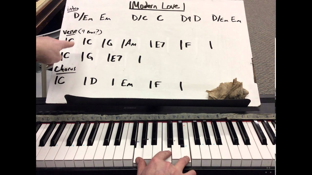Sirguymusic Modern Love Piano Youtube