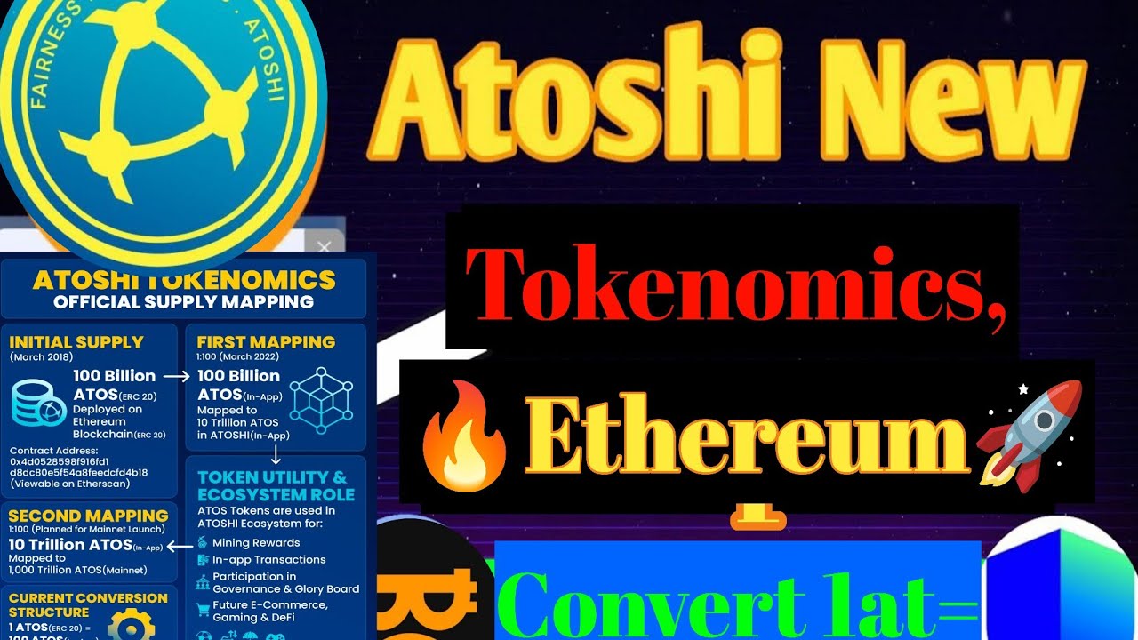 Atoshi New Tokenomics: Atoshi REVOLUTIONIZES Ethereum With Mainnet Launch!