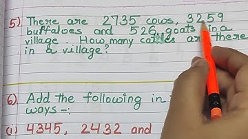 Class-3 Chapter-3 Addition of Numbers (Exercise 3.5)Part -2