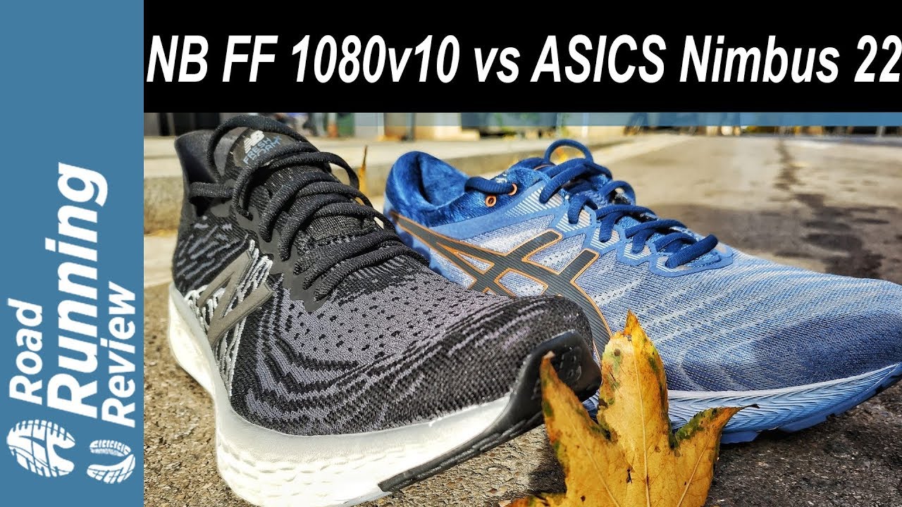 New Balance Fresh Foam 1080v10 vs ASICS Gel Nimbus 22 | pesos pesados - YouTube