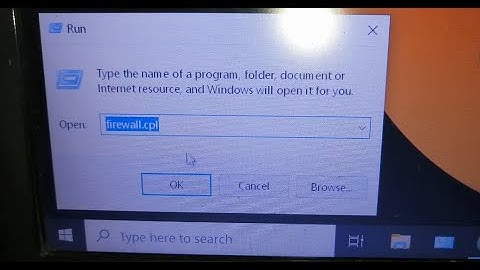 how to open windows defender firewall using run command