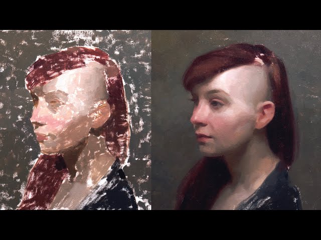 Paint Portraits FASTER using the Alla Prima Method class=