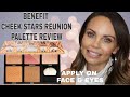 NEW BENEFIT CHEEKS STARS REUNION TOUR PALETTE REVIEW | APPLY ON FACE & EYES