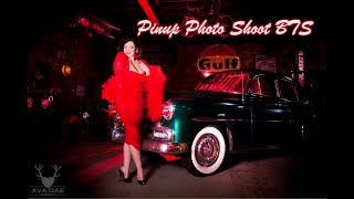 Iron Trap Garage & Ava Dae Pinup Photo Shoot BTS