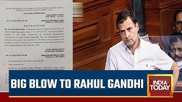 Rahul Gandhi Disqualified As Wayanad MP After Conviction In Defamation Case | Rahul Gandhi News