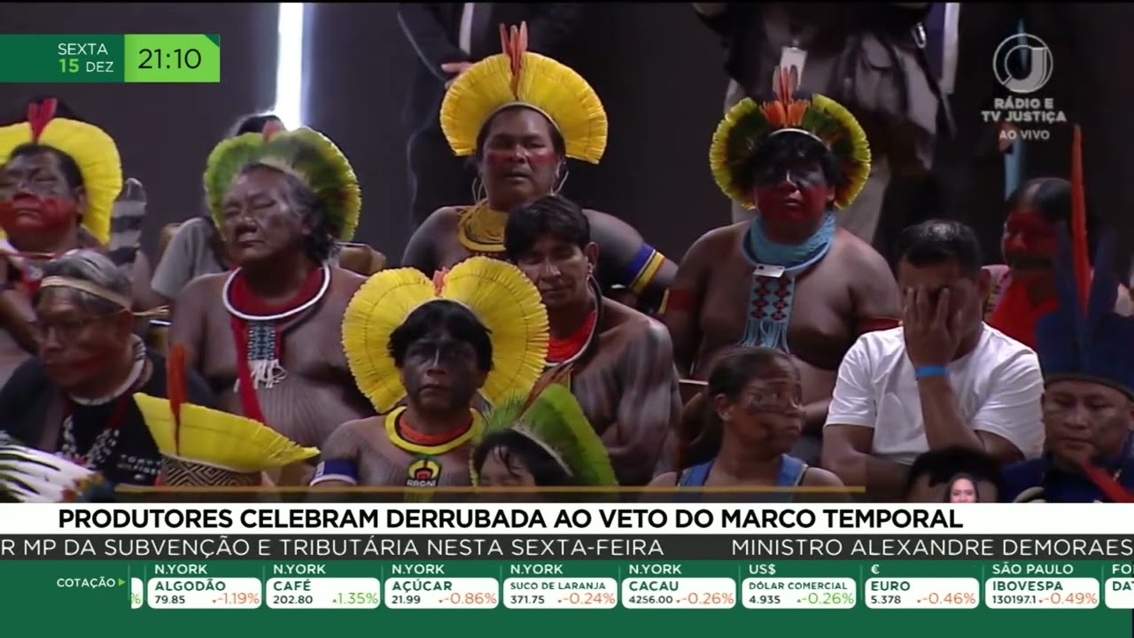 Produtores celebram derrubada ao veto do Marco Temporal