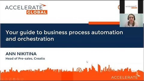 Business process automation and orchestration | Workshop | Creatio