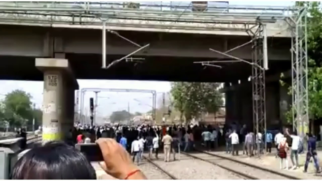 Bharat bandh railway tarck video viral