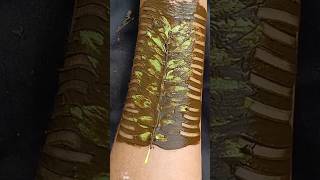 मीठेनीम का पत्ता #youtubeshort #mehndi #hennatattoodesign #henna #simple #shorts