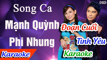 Đoạn Cuối Tình Yêu Karaoke Tân Cổ | Phi Nhung Mạnh Quỳnh Karaoke Hay ✔