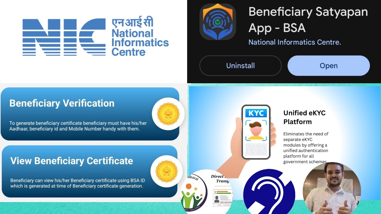 Beneficiary Satyapan App BSA Pension details - YouTube