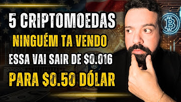 🔥5 CRIPTOMOEDAS de CENTAVOS que PODEM DISPARAR em BREVE