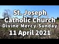 St Joseph Catholic Church, Divine Mercy Sunday Mass, April 11th, 2021, Dexter MI