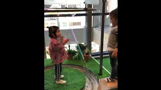 Baby chinese super eating machine - XiaoMan 小蛮 Playing with Bubbles