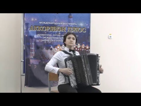 И.С.Бах "Органная прелюдия и фуга" ре-минор исп. Александра Михайлова 14 лет