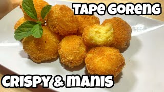 Tape Goreng crispy rondo royal renyah tidak berminyak & kriuk sebagai alternatif ide usaha & cemilan