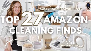 TOP 27 AMAZON CLEANING FINDS: deep cleaning motivation + cleaning gadgets + cleaning must haves