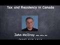 Tax and Residency in Canada