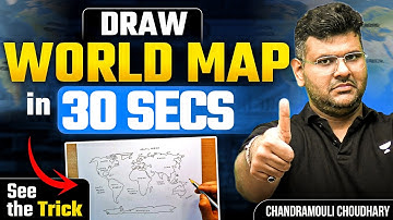 Fastest Way to Draw the World Map – Learn in Minutes! UPSC