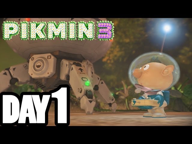 Pikmin 3 Wii U: Day 1 - Opening/ Crash Site class=