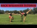 How to do a Back Walkover TUTORIAL