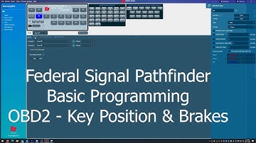 Basic Federal Signal Pathfinder Programming - OBD 2 Integration - Ep 5