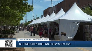 Third Hour of Today in Tulsa - Crowds getting ready at Guthrie Green