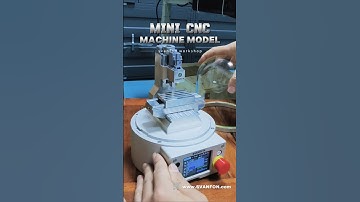 Mini Programmable CNC Machine Model - Pocket-Sized Mechanical Ornament & Collectible for Enthusiasts