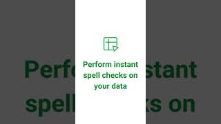 Spell check in an instant | #zohosheet | #shorts