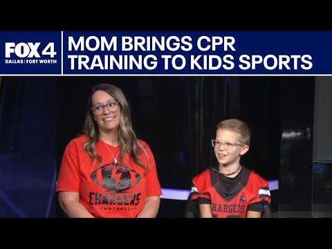 North Texas mom helps bring lifesaving training to local football league