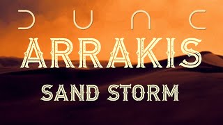 Dune Ambience | Heavy Sand Storm on Arrakis | 1 hour ASMR