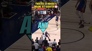WILD Nuggets COMEBACK in the 1st Qtr of Game 1!😭⏰️
